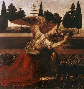 LEONARDO da Vinci Annunciation (detail) dg china oil painting reproduction